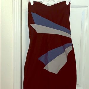 Flattering black mini dress
